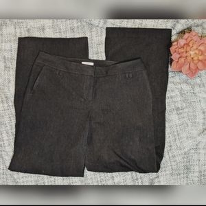 LOFT Marissa Dark Gray Dress Pants, Size 10